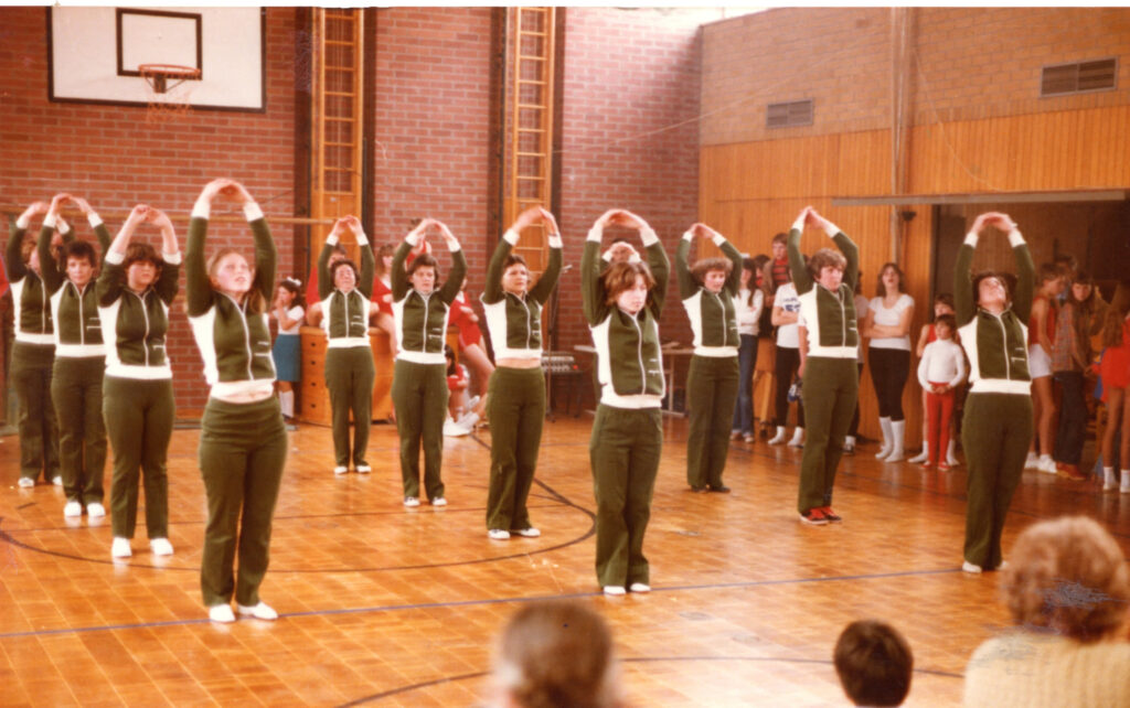Frauen-Gymnastik beim Schauturnen 1981
